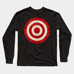 Grunge Bullseye Long Sleeve T-Shirt